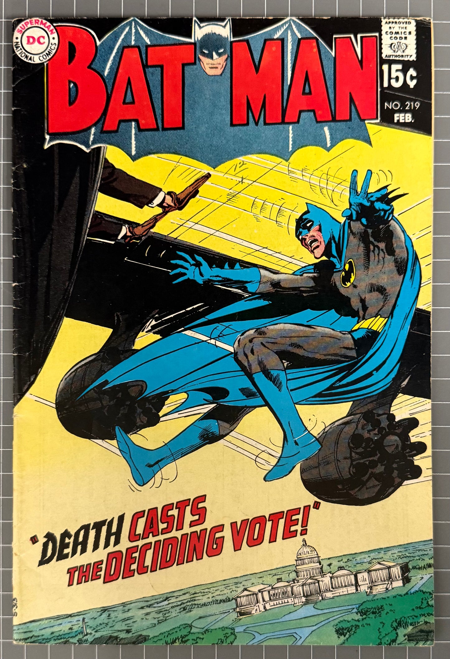 BATMAN #219 [DC COMICS] ***NEAL ADAMS COVER*** 1970 FN-