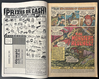 FRANKENSTEIN #3 [MARVEL COMICS] DIRECT 1973 VG