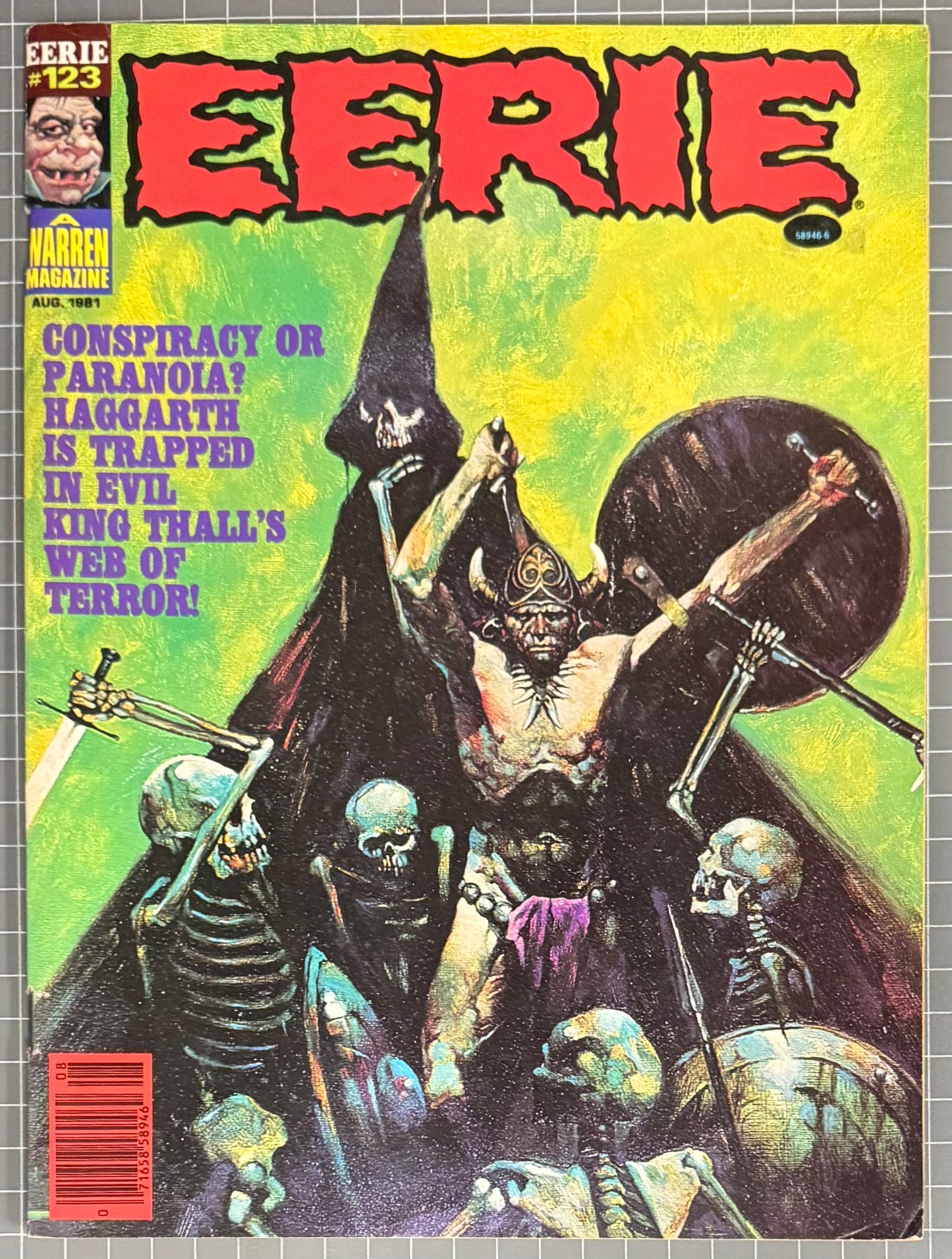 EERIE #123 [WARREN] HORROR COMIC MAGAZINE 1981 VF-