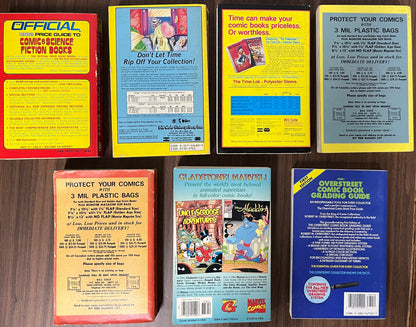 7 Comic Book Price Guides Overstreet 7 8 11 15 24 Grading 1st; 1982 Comic/Sc-Fi
