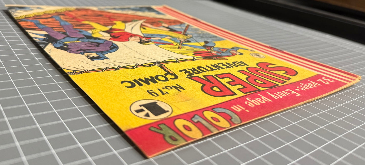 SUPER ADVENTURE COMIC #79 [COLOUR COMICS] AUSTRALIAN PRE-DECIMAL *SCARCE* 1957
