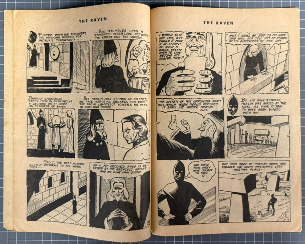 THE RAVEN #6 [YOUNG'S MERCHANDISING CO.] AUSTRALIAN *PAUL WHEELAHAN* COMIC 1962