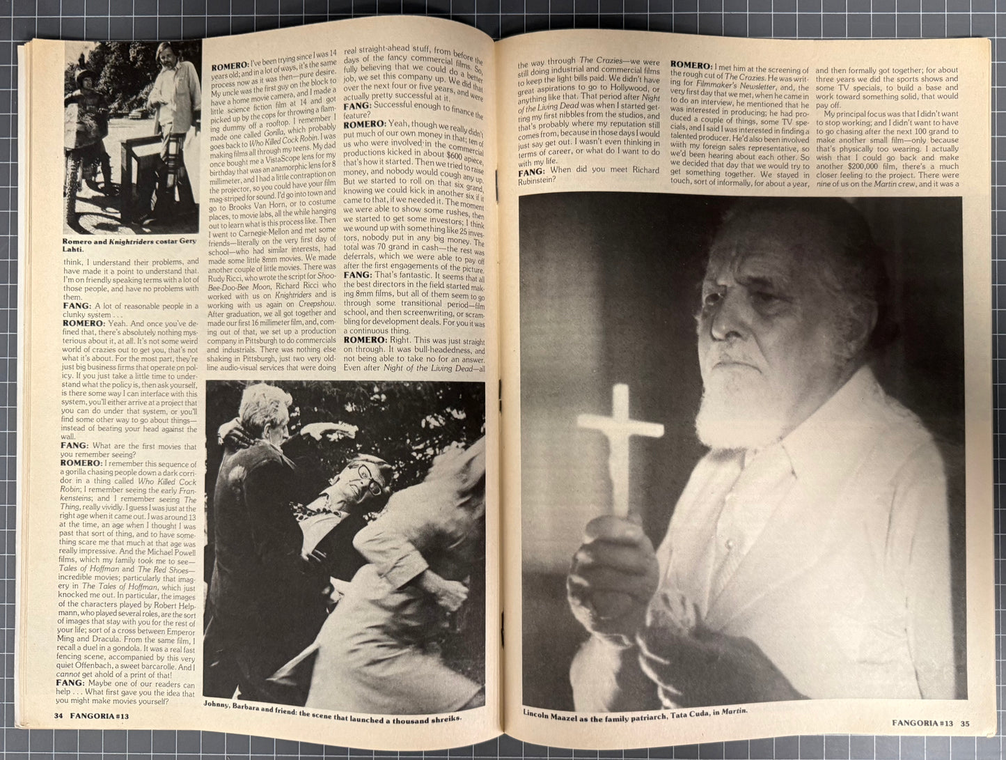 FANGORIA VOL. 1 #13 [O'QUINN STUDIOS] HORROR MAGAZINE 1981 FN