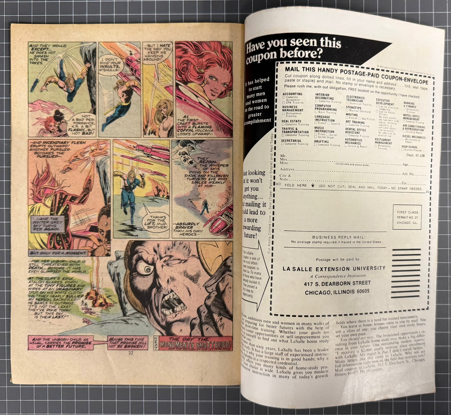 AMAZING ADVENTURES #29 [MARVEL COMICS] *KILLRAVEN* 1975 FN+