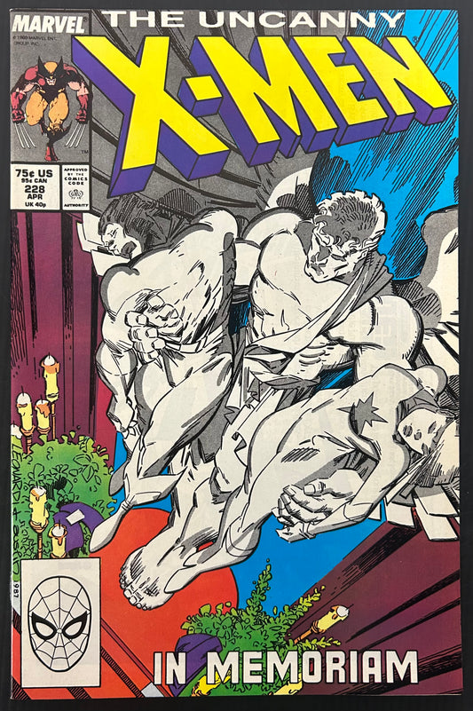 UNCANNY X-MEN #228 [MARVEL COMICS] DIRECT 1988 VF/NM
