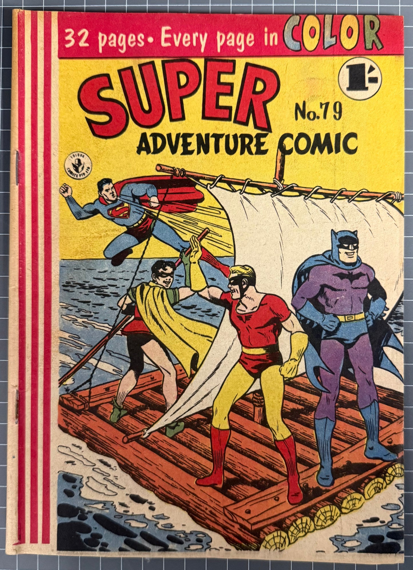 SUPER ADVENTURE COMIC #79 [COLOUR COMICS] AUSTRALIAN PRE-DECIMAL *SCARCE* 1957