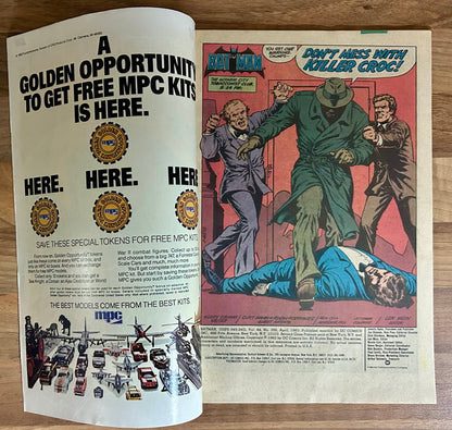 🔑 BATMAN #358 [DC COMICS] DIRECT *KILLER CROC DEBUT* 1982 FN