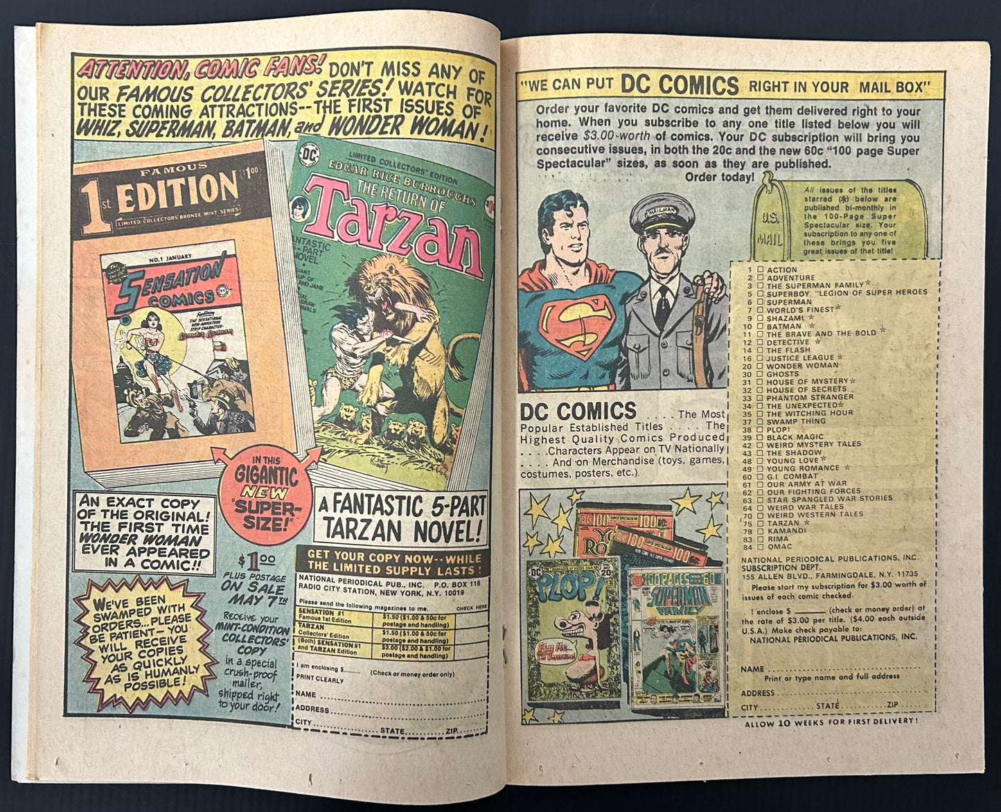 HOUSE OF SECRETS #122 [DC] COMIC 1974 VG/FN