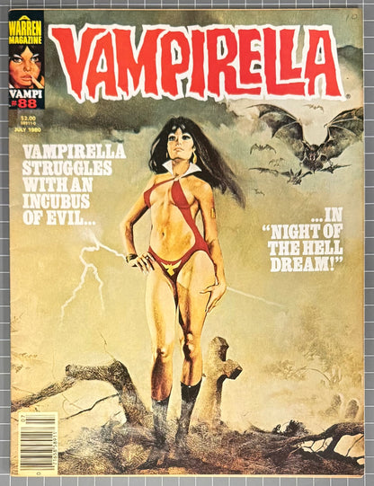 VAMPIRELLA #88 [WARREN] HORROR MAGAZINE 1980 FN+