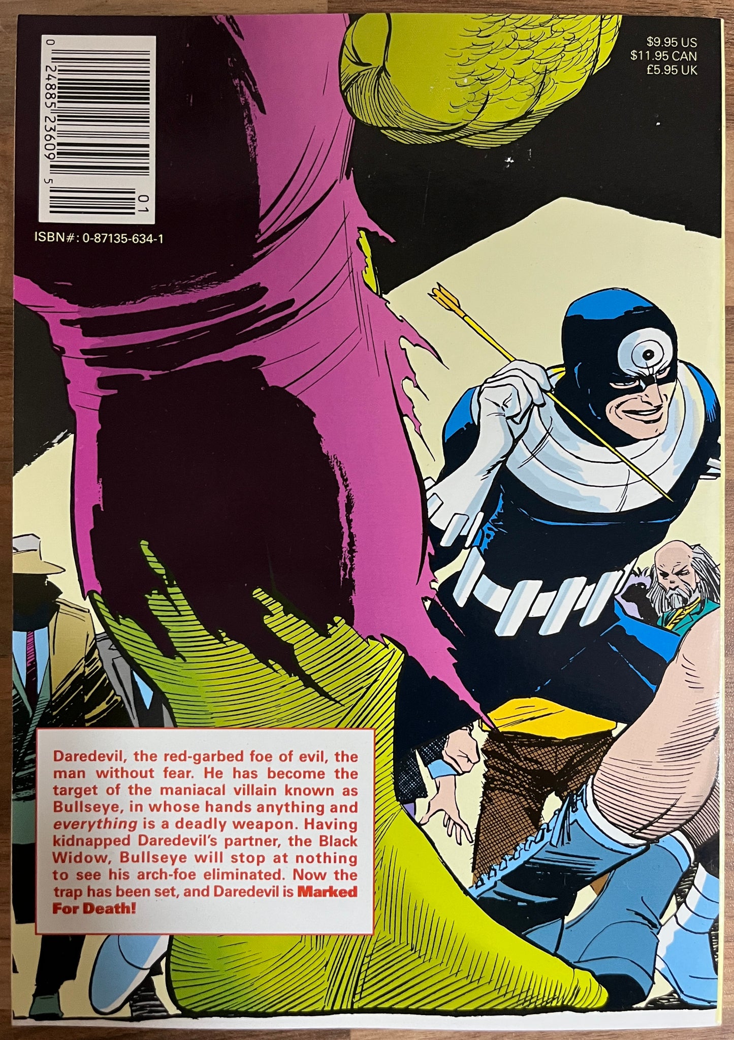 Daredevil: Marked for Death  Graphic Novel by Roger McKenzie, Frank Miller March 1990