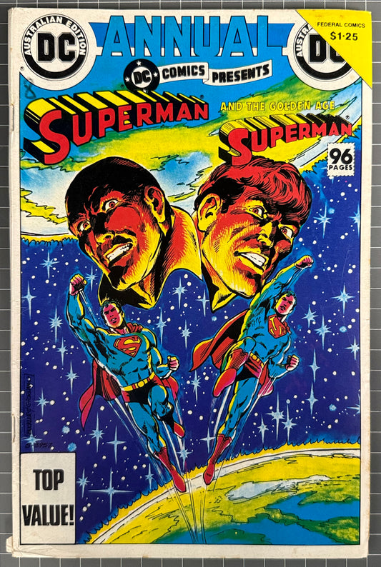 DC COMICS PRESENTS SUPERMAN AND THE GOLDEN AGE SUPERMAN ANNUAL [FEDERAL] 1985