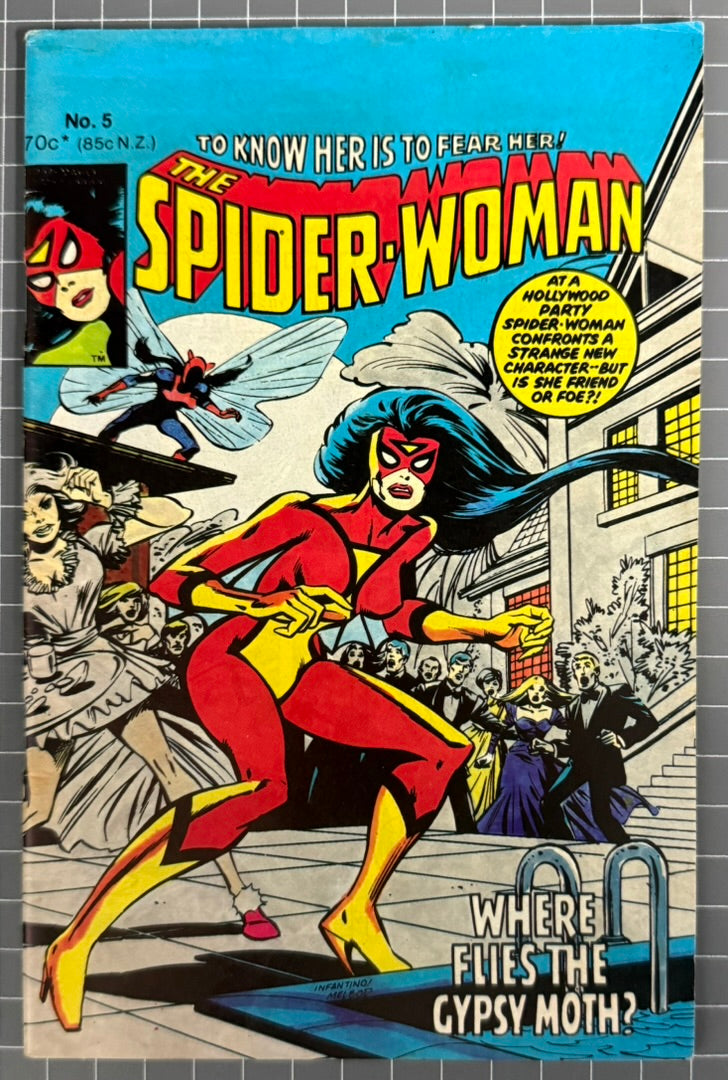 THE SPIDER-WOMAN #5 [YAFFA PUBLISHING] AUSTRALIAN MARVEL DIGEST COMIC 1978
