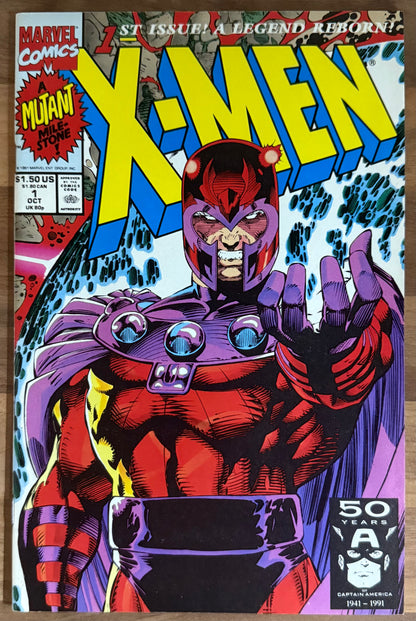 🔑 X-MEN #1 (COVERS A, B, C, D, E) [MARVEL COMICS] *1ST APP. ACOLYTES* 1991 MID-HIGH GRADE