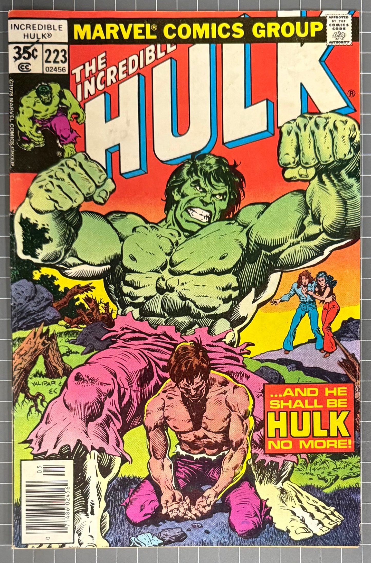 THE INCREDIBLE HULK #223 [MARVEL COMICS] NEWSSTAND 1978 FN/VF