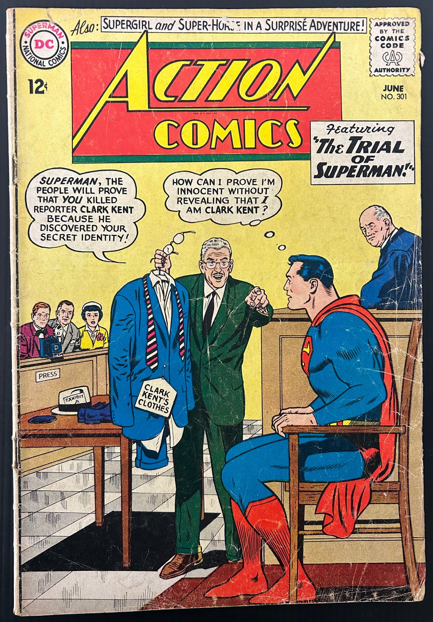 ACTION COMICS #301 [DC COMICS] DIRECT 1963 GD/VG