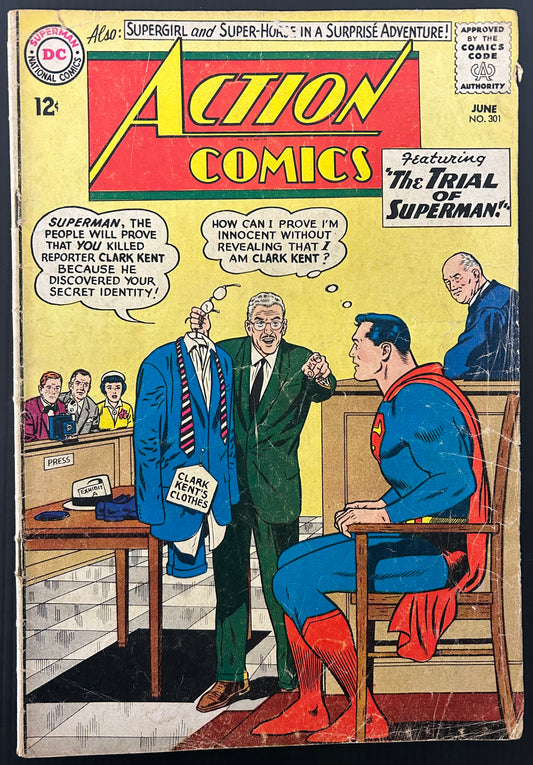 ACTION COMICS #301 [DC COMICS] DIRECT 1963 GD/VG