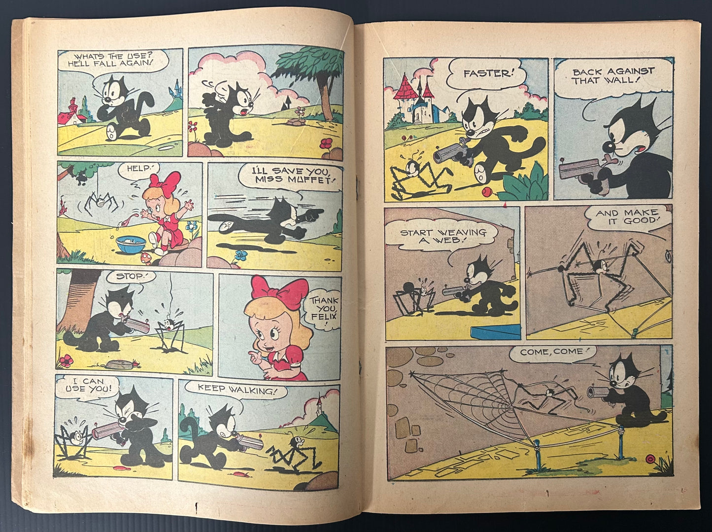FELIX THE CAT #5 [DELL COMICS] DIRECT 1945 VG