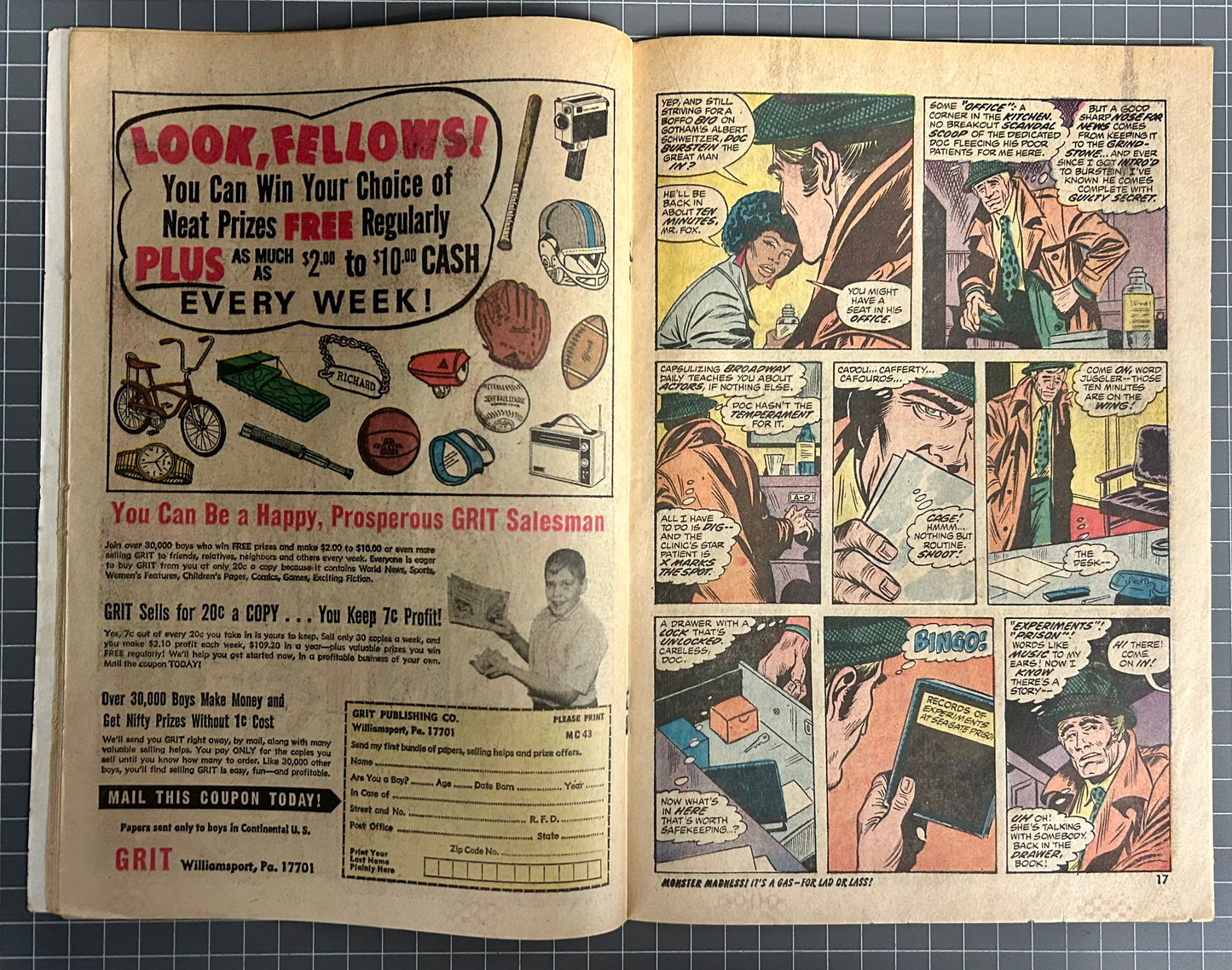 HERO FOR HIRE #10 [MARVEL COMICS] DIRECT 1973 FN-