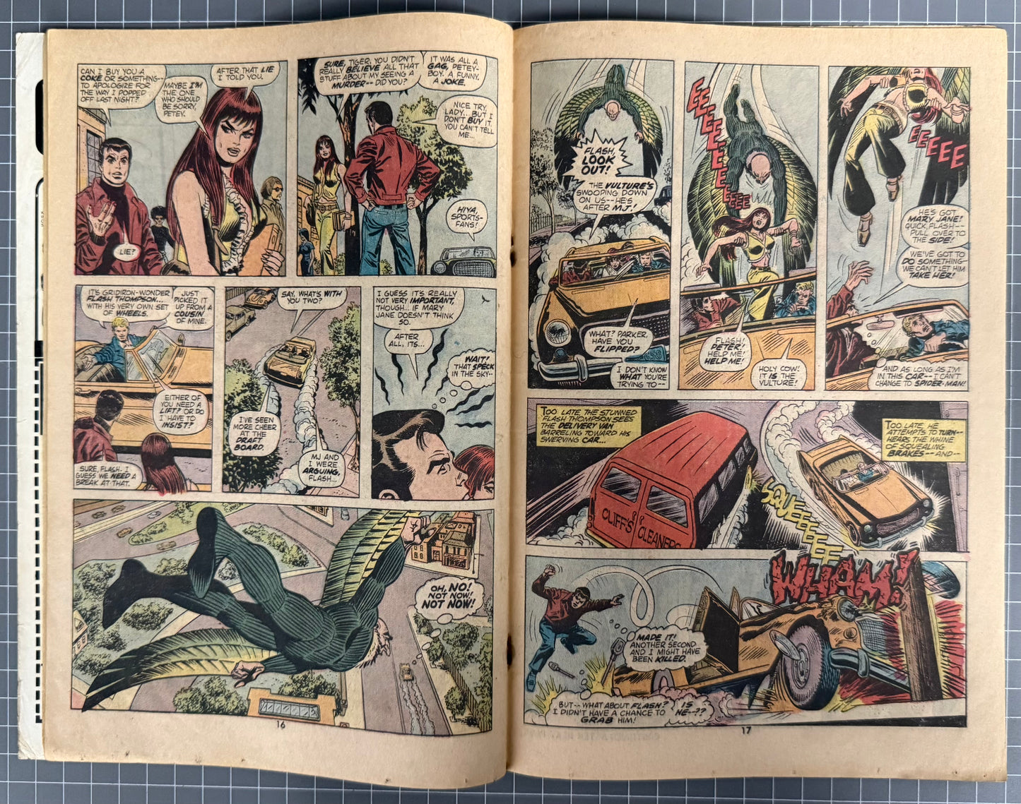 🔑 THE AMAZING SPIDER-MAN #127 [MARVEL COMICS] DIRECT 1973 GD-