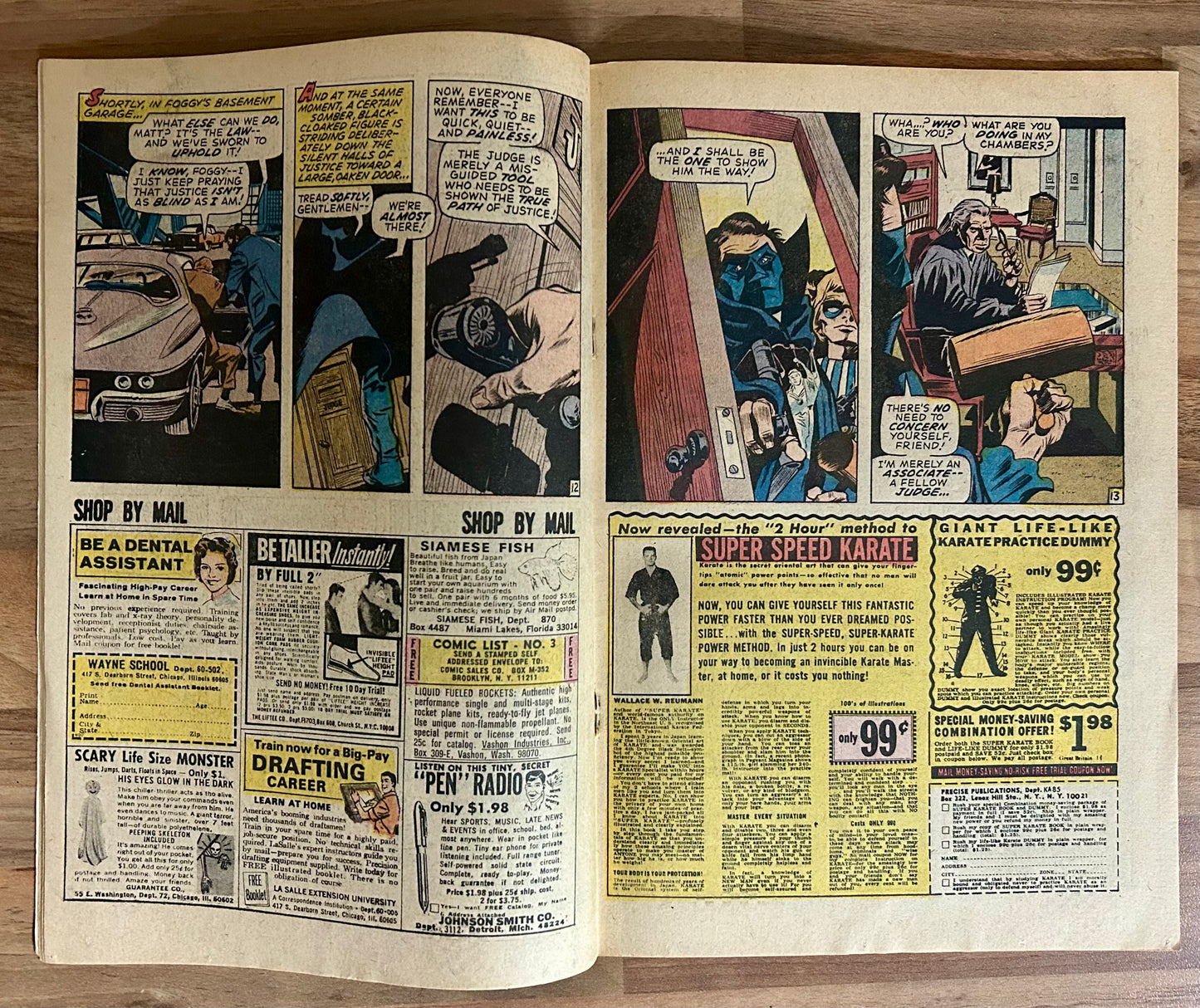 DAREDEVIL #71 [MARVEL COMICS] DIRECT 1970 VG
