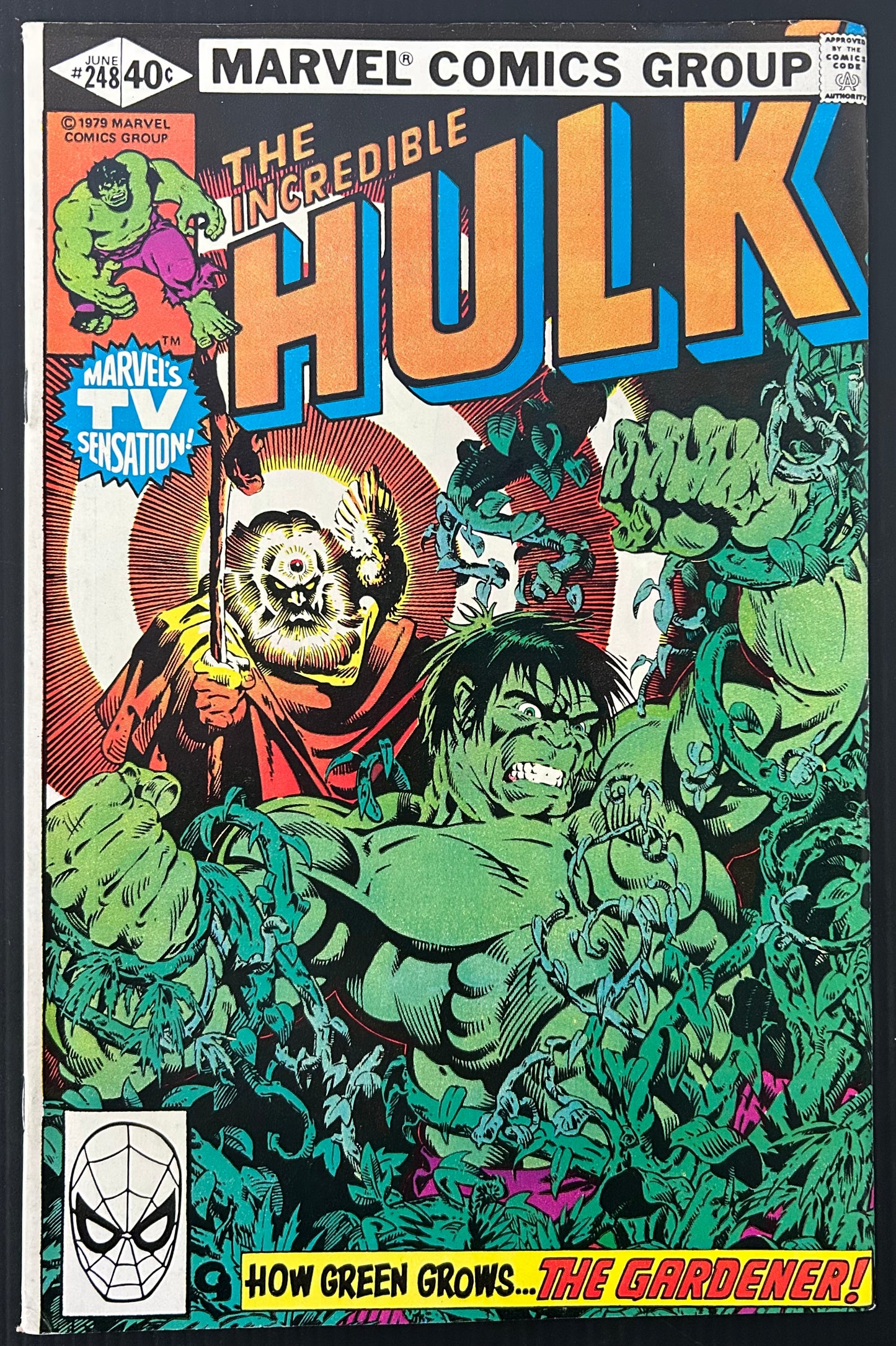 THE INCREDIBLE HULK #248 [MARVEL COMICS] DIRECT 1980 FN+