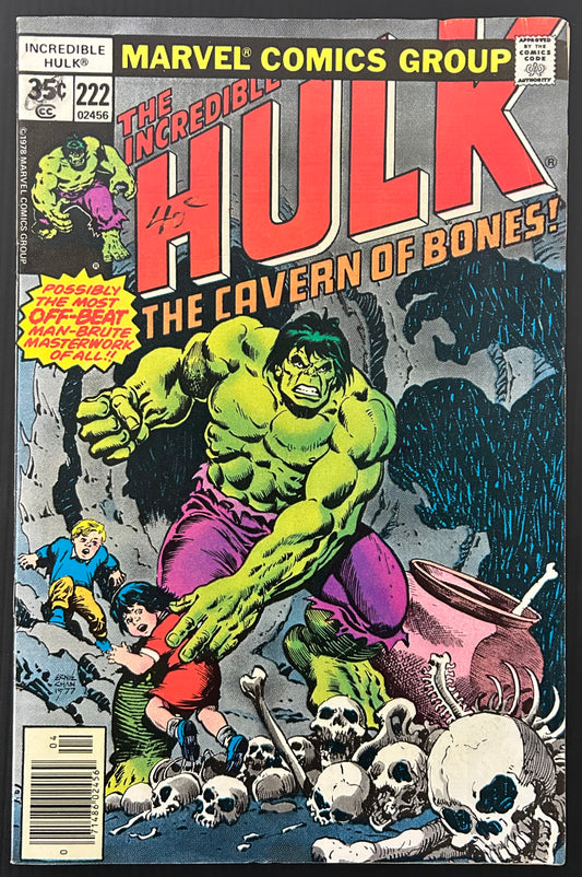 THE INCREDIBLE HULK #222 [MARVEL COMICS] NEWSSTAND 1978 FN+