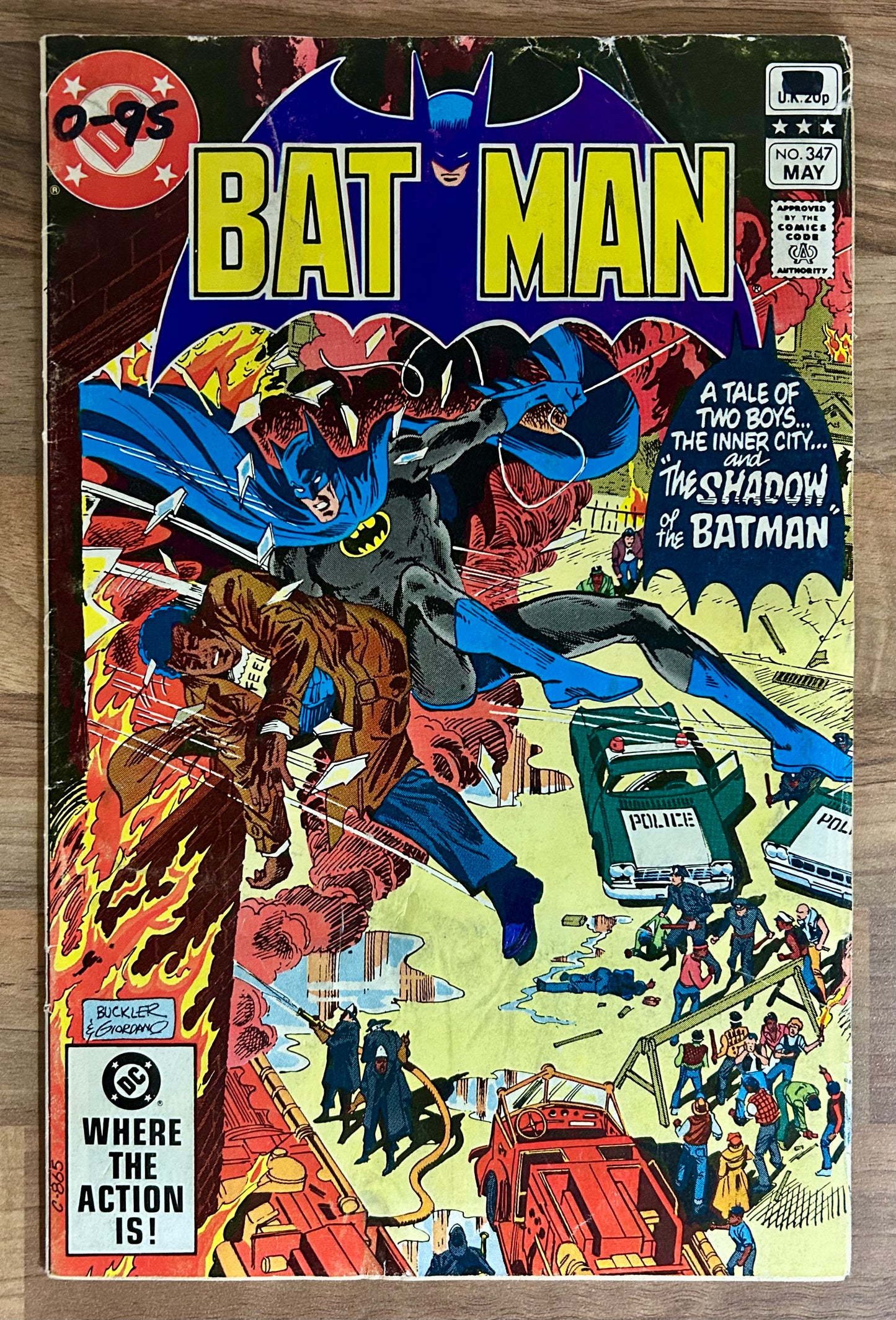 BATMAN #347 [DC COMICS] DIRECT 1982 GD+