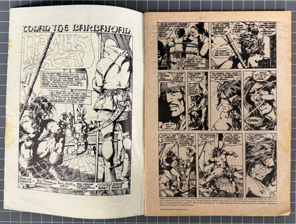 CONAN THE BARBARIAN #7 [YAFFA PUBLISHING] AUSTRALIAN MARVEL DIGEST COMIC 1981