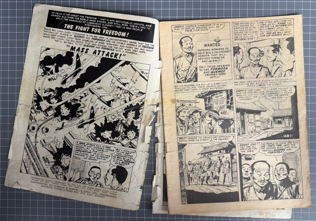 ATTACK #15 (HORWITZ PUBLICATIONS) AUSTRALIAN PRE-DECIMAL COMIC 1960s