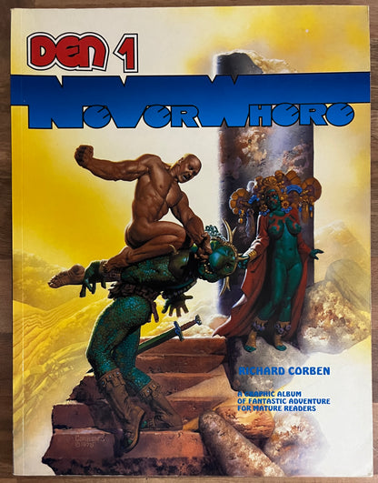 Den 1: Neverwhere Graphic Novel by Richard Corben, 1991 Mature Content