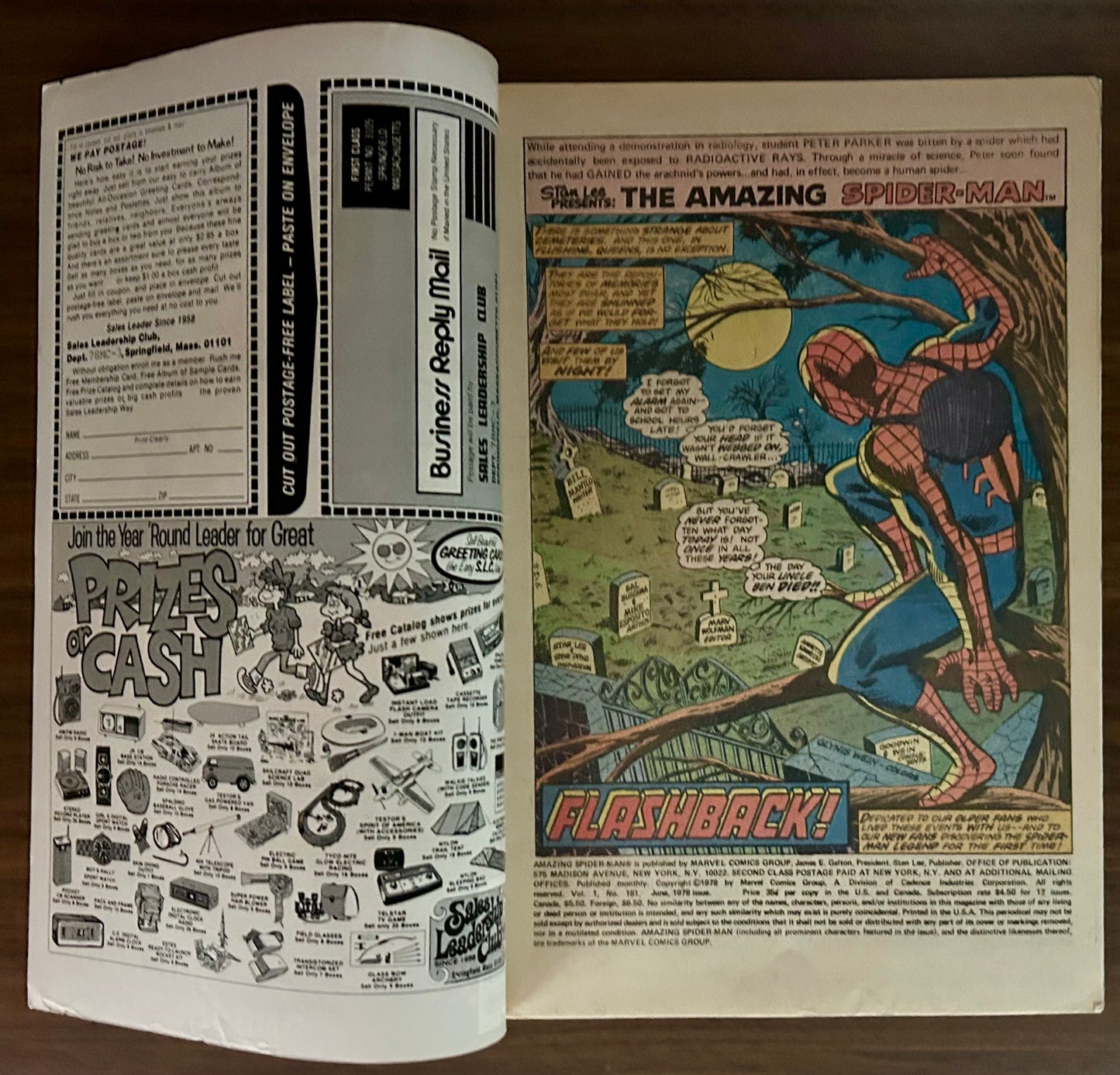 THE AMAZING SPIDER-MAN #181 [MARVEL COMICS] NEWSSTAND 1978 FN/VF