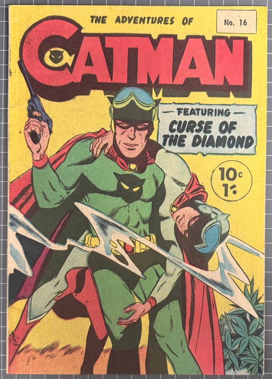 ADVENTURES OF CATMAN #16 [PAGE PUBLICATIONS] AUSTRALIAN PRE-DECIMAL COMIC 1966