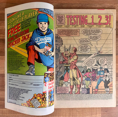 🔑 THE AVENGERS #227 [MARVEL COMICS] *CAPT MARVEL JOINS AVENGERS* 1983 FN/VF