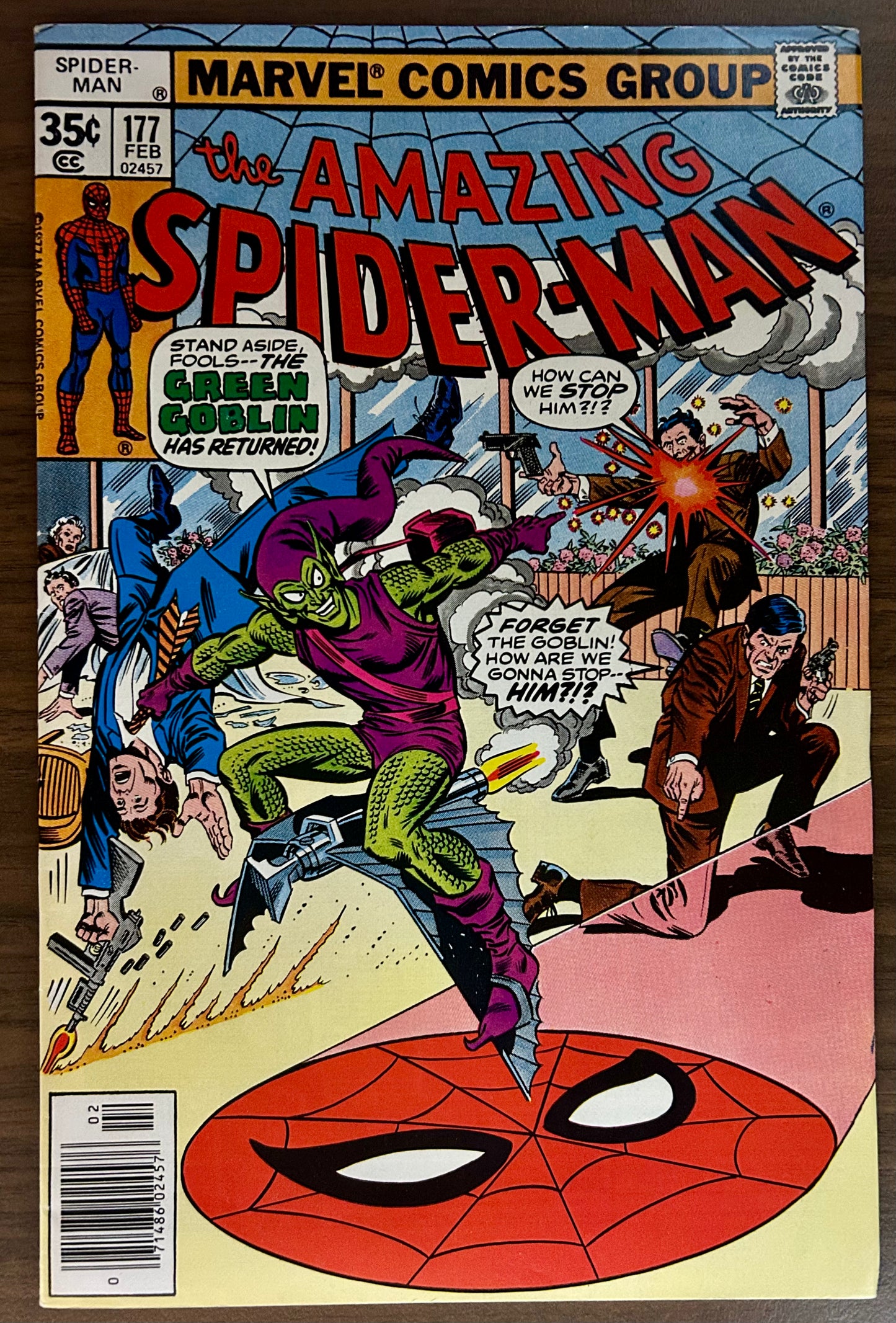 THE AMAZING SPIDER-MAN #177 [MARVEL COMICS] NEWSSTAND 1978 VF