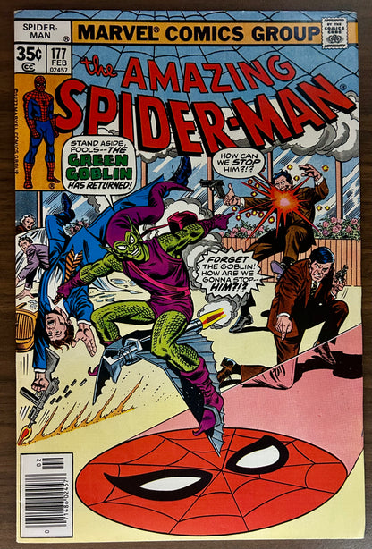 THE AMAZING SPIDER-MAN #177 [MARVEL COMICS] NEWSSTAND 1978 VF