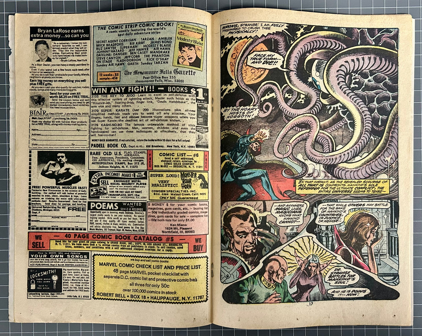 🔑 MARVEL PREMIERE #10 [MARVEL COMICS] DIRECT *SHUMA-GORATH DEBUT* 1973 VG-