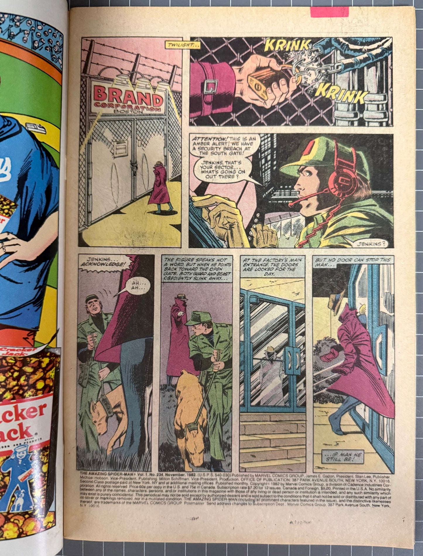 THE AMAZING SPIDER-MAN #234 [MARVEL COMICS] DIRECT 1982 VF/NM