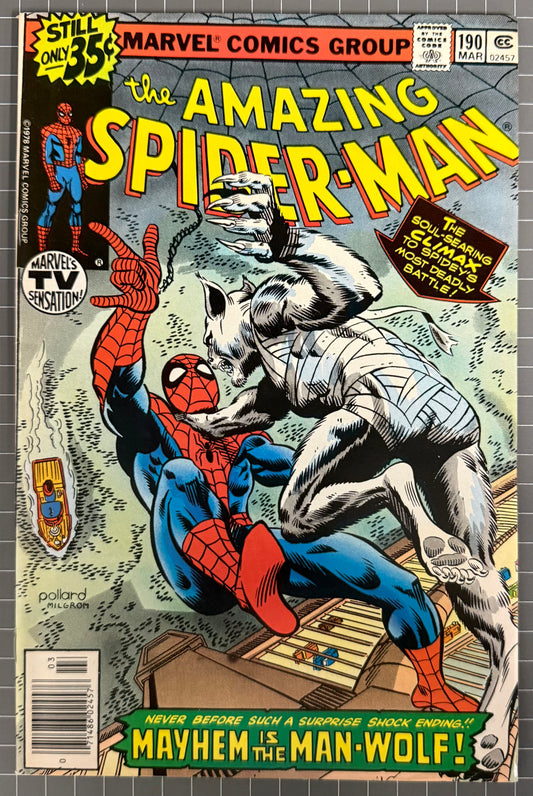 THE AMAZING SPIDER-MAN #190 [MARVEL COMICS] NEWSSTAND 1979 VF