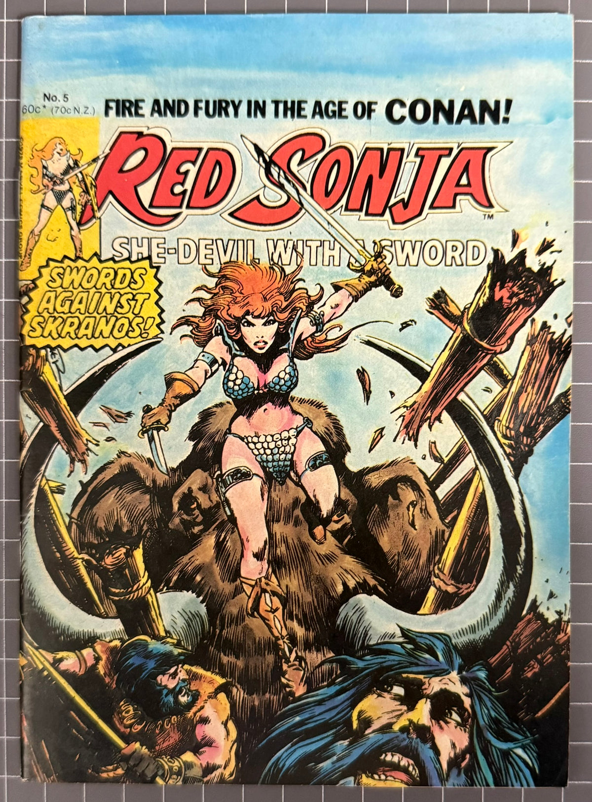 RED SONJA SHE-DEVIL WITH A SWORD #5 [YAFFA PUBLISHING] AUSTRALIAN COMIC 1981