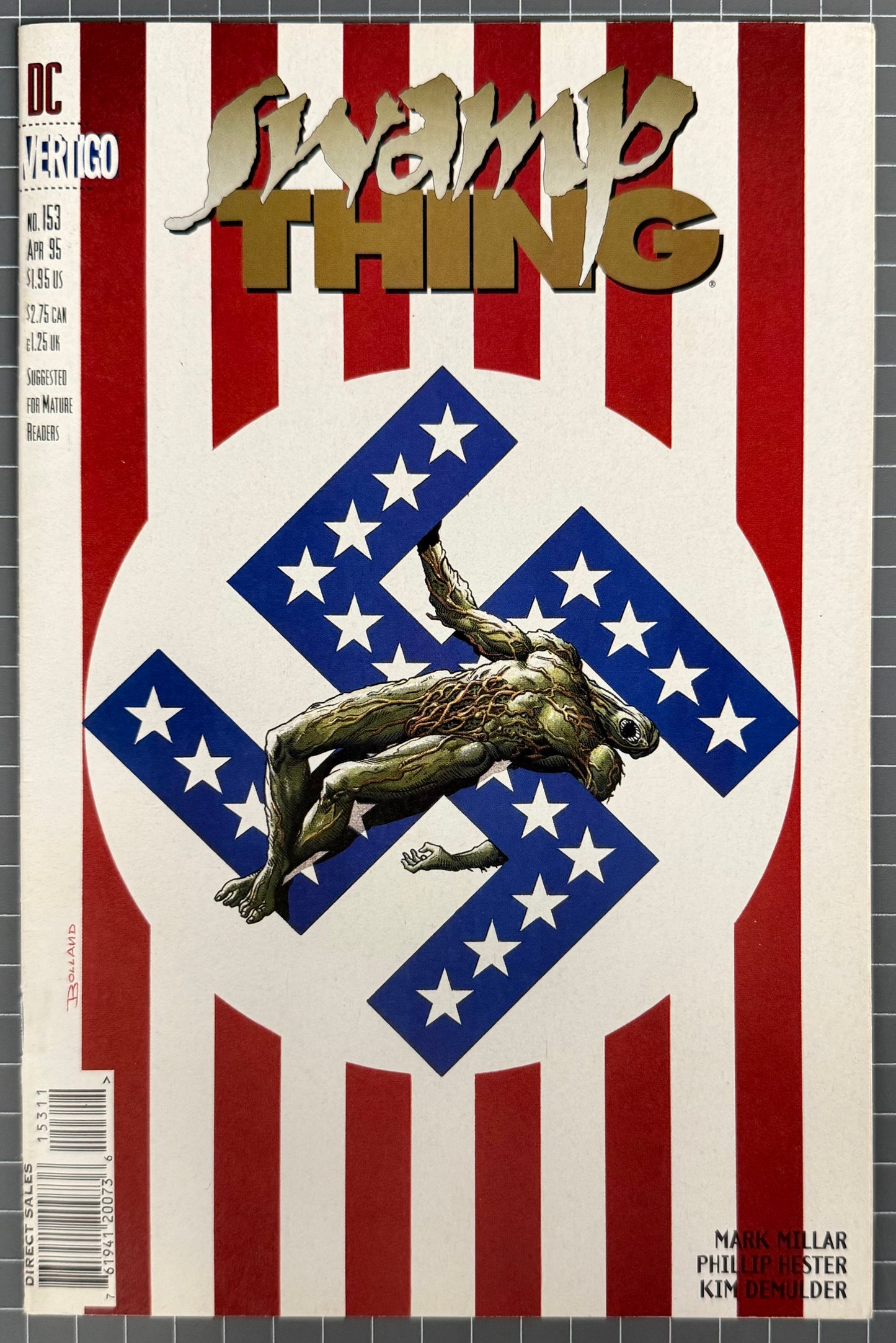 SWAMP THING #153 [VERTIGO - DC COMICS] *NAZI* BRIAN BOLLAND 1995 VF/NM