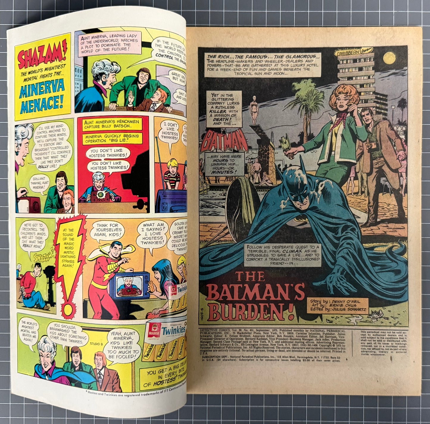 DETECTIVE COMICS #451 [DC COMICS] *DICK GIORDANO COVER* 1975 FN/VF