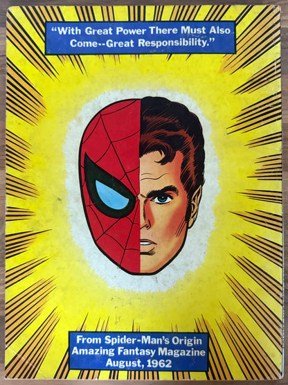 🔑 MARVEL TREASURY EDITION #1: SPECTACULAR SPIDER-MAN COMIC 1974 GD/VG