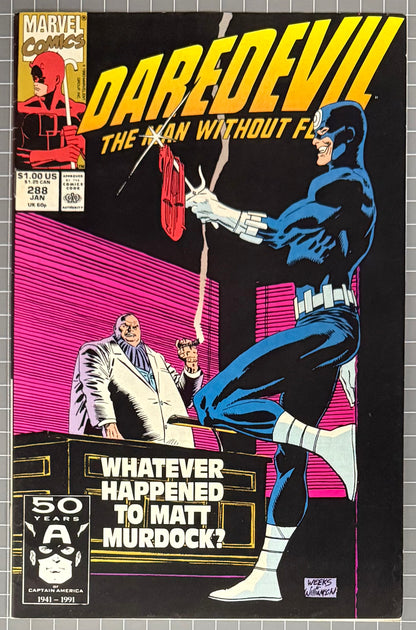 DAREDEVIL #288 [MARVEL COMICS] DIRECT 1991 VF-