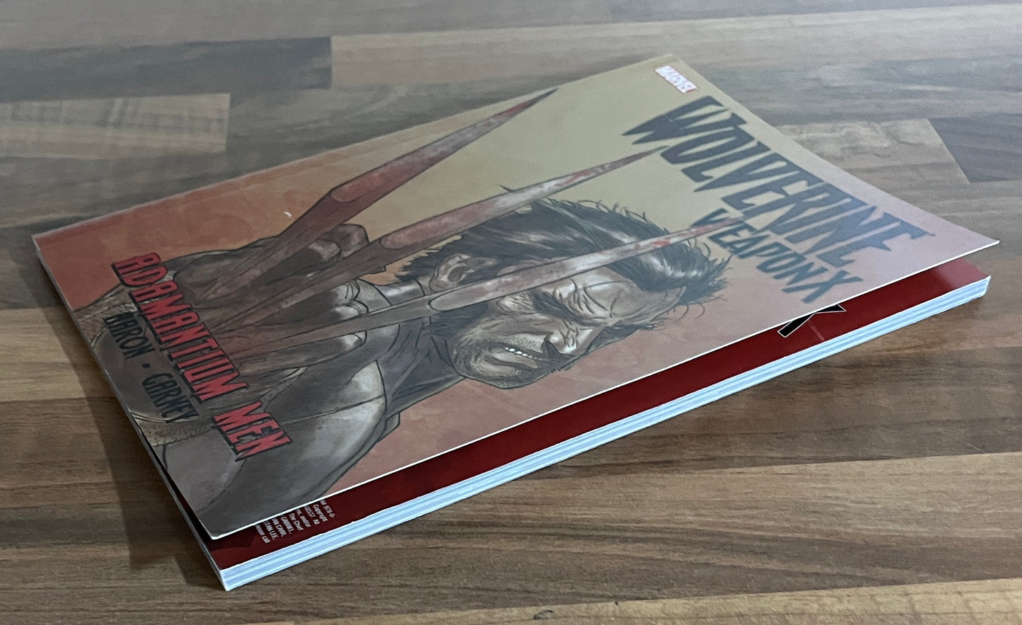 Wolverine Weapon X Vols 1-3, Adamantium Men, Insane in the Brain, Tomorrow dies Today