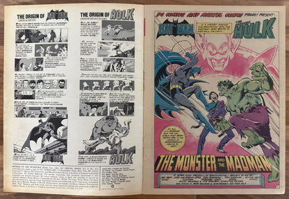 🔑 DC SPECIAL SERIES #27: BATMAN VS. INCREDIBLE HULK TREASURY COMIC 1981 VG/FN