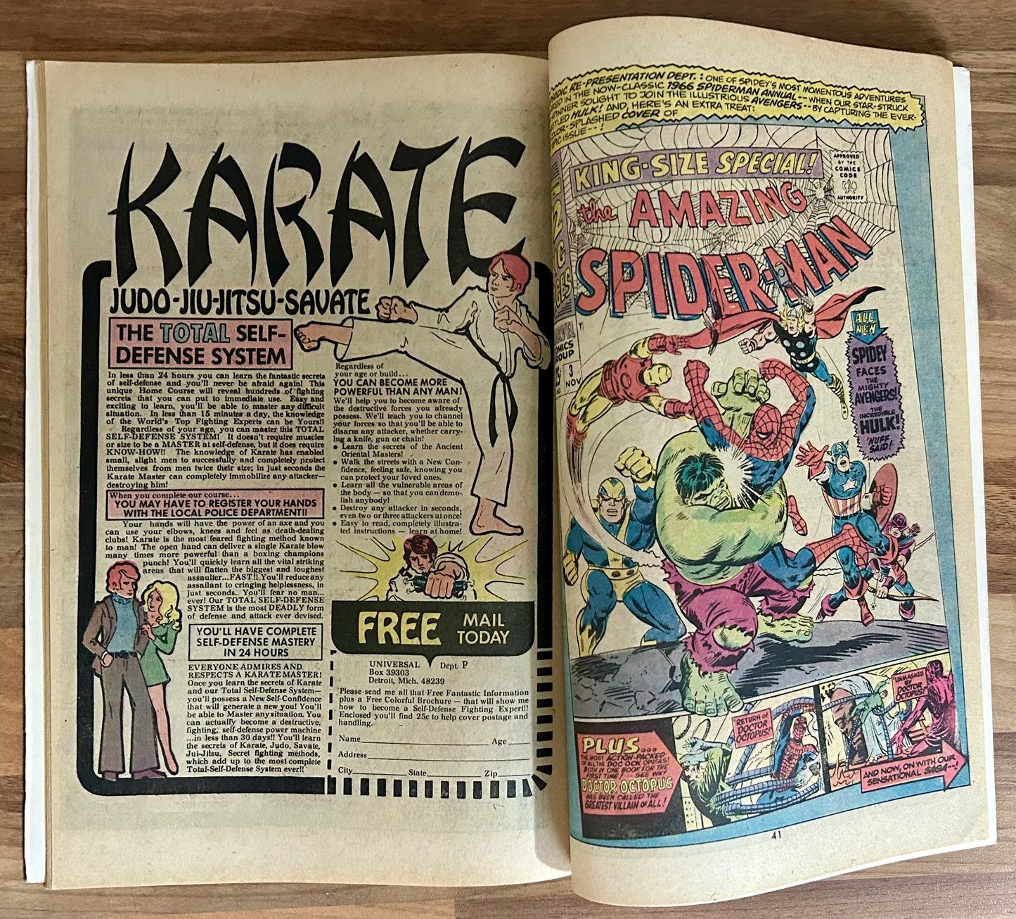 GIANT-SIZE SPIDER-MAN #2 [MARVEL COMICS] DIRECT 1974 FN+