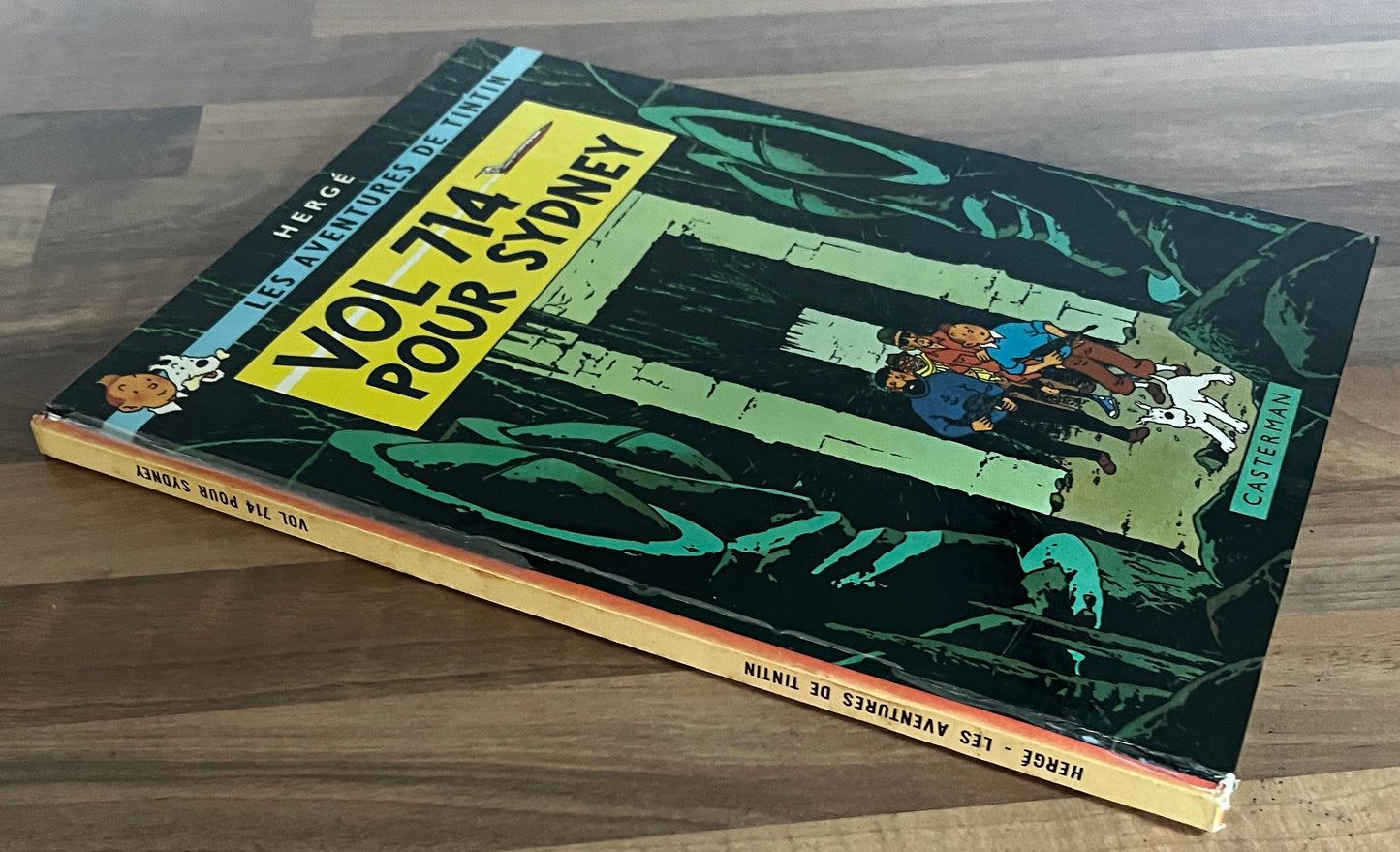 Les Aventures de Tintin: Vol 714 Pour Sydney HC. 1st Ed. 1968 Casterman "RARE"