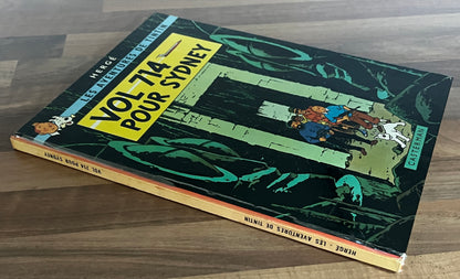 Les Aventures de Tintin: Vol 714 Pour Sydney HC. 1st Ed. 1968 Casterman "RARE"