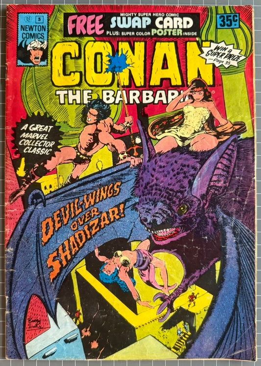 CONAN THE BARBARIAN #5 [NEWTON COMICS] AUSTRALIAN MARVEL 1975