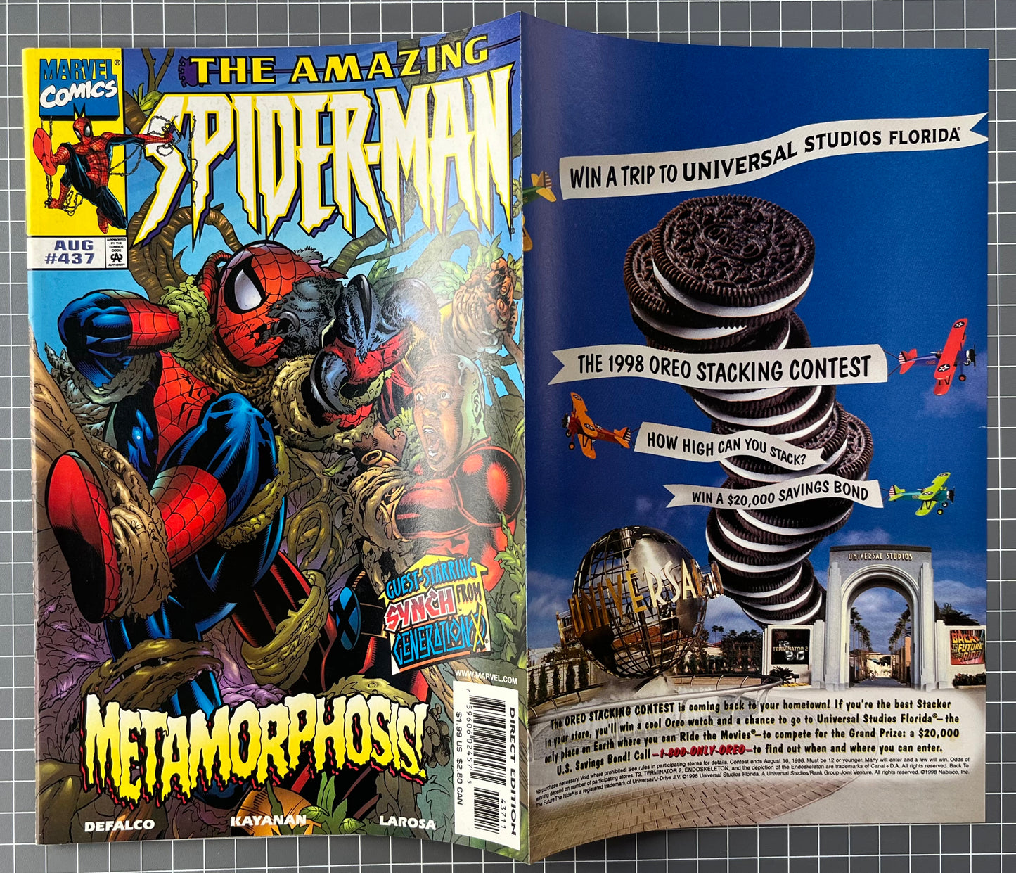 THE AMAZING SPIDER-MAN #437 [MARVEL COMICS] DIRECT 1998 VF-